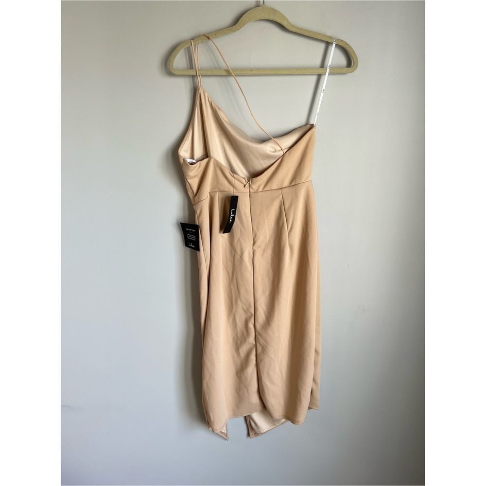 Lulu's Cream One-Shoulder Dress - Picture 3 of 4